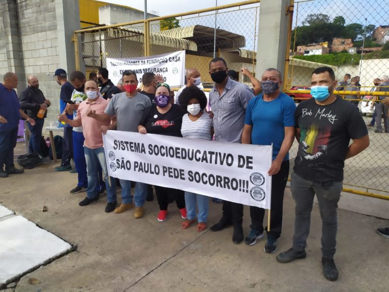 Todo apoio à greve dos trabalhadores da Fundação CASA!